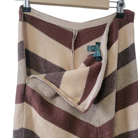 Lauren Ralph Lauren Green Lable Vintage Linen/Silk 70's Skirt/Dress Combo SZ S - Picture 8 of 8